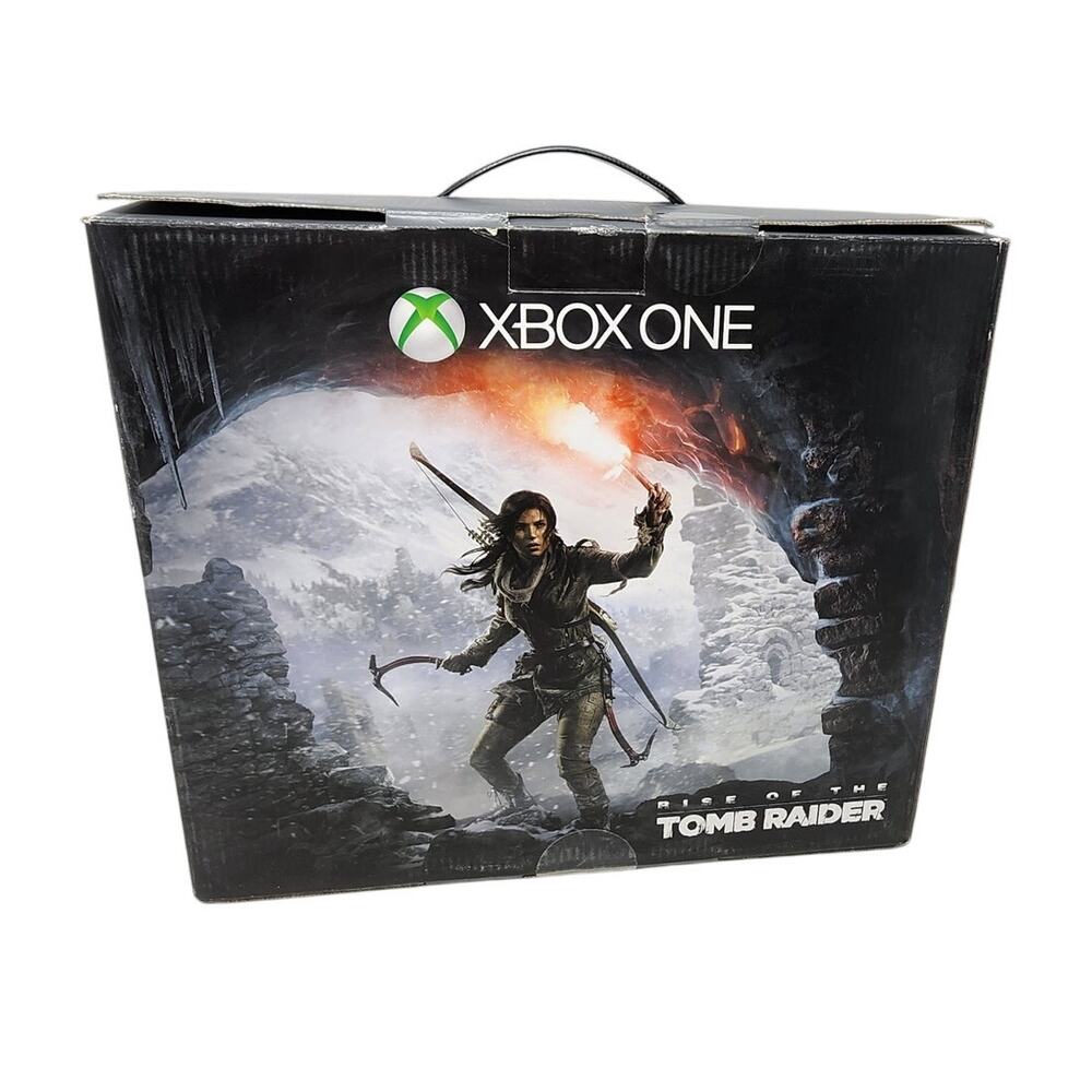 XBOX One Microsoft Rise of the Tomb Raider Game Console Black 1Tb Model 1540